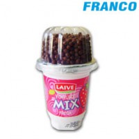 LAIVE YOGURT MIX FRESA / CHOCOLATE CRUJ. - FC.X 125 ML